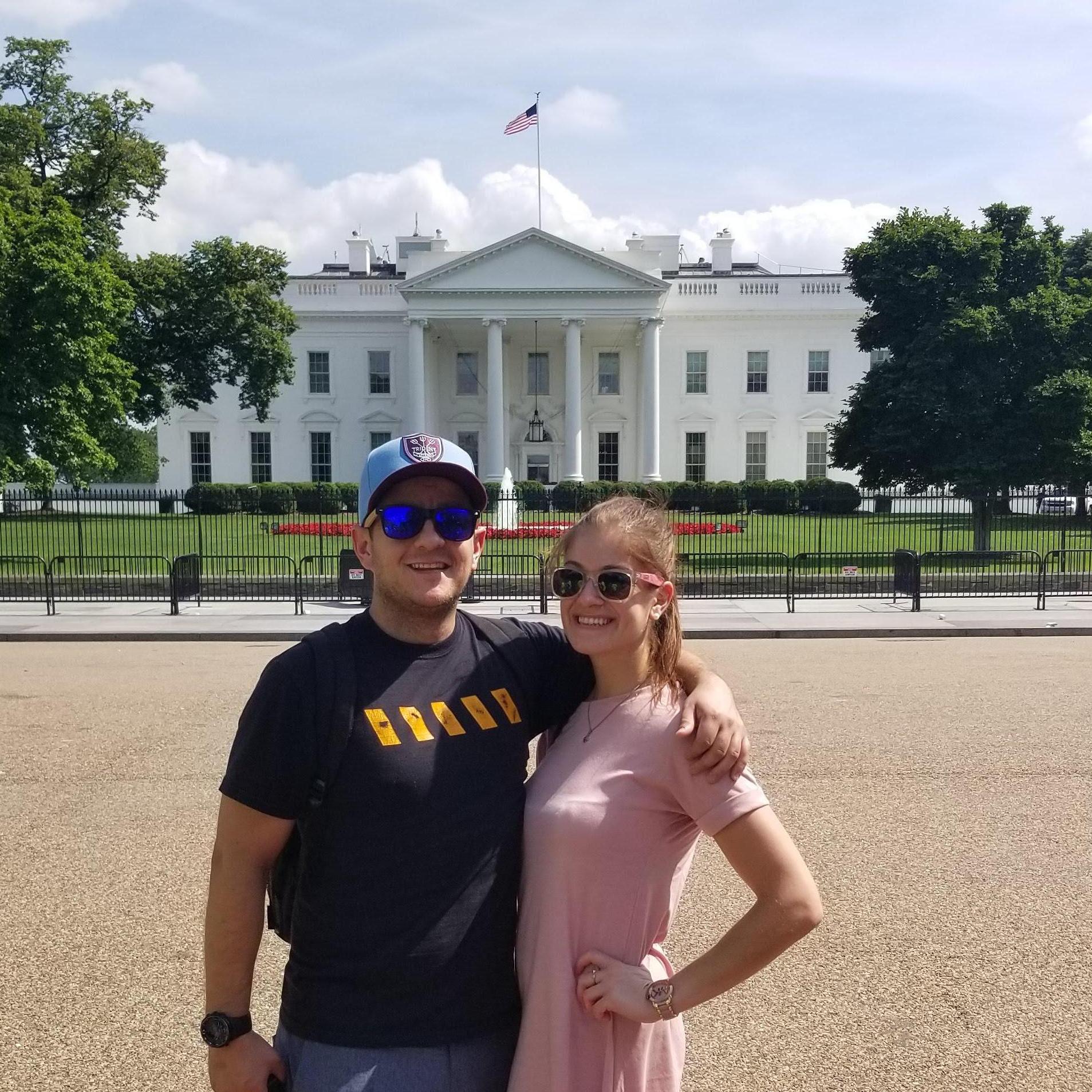 Visiting the White House in 2018