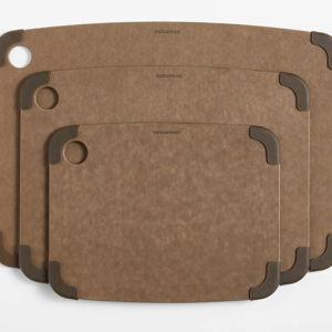 Epicurean Natural Paper Composite Cutting Board - Set of 3, Nutmeg