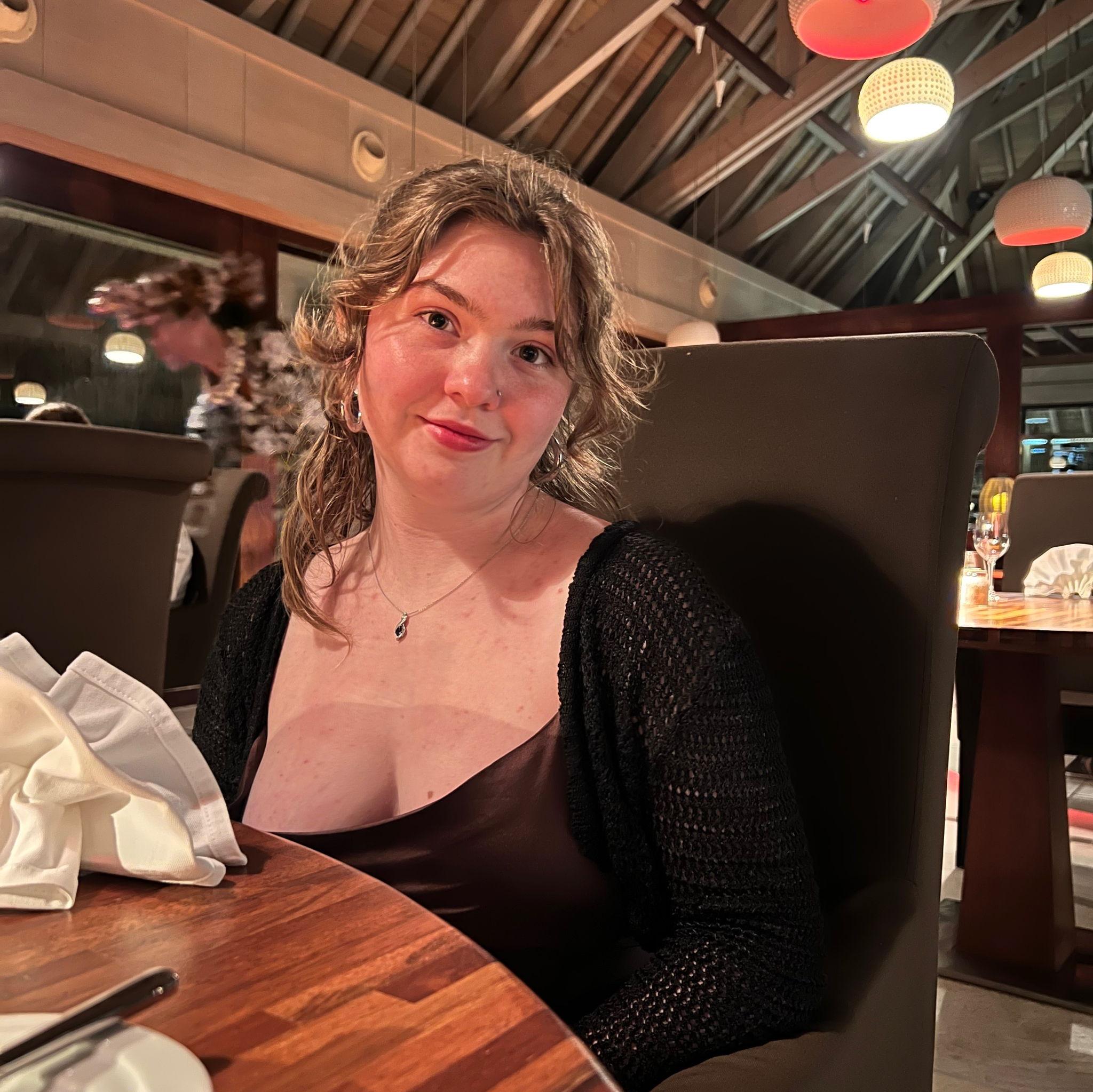 Dinner in Bora Bora.