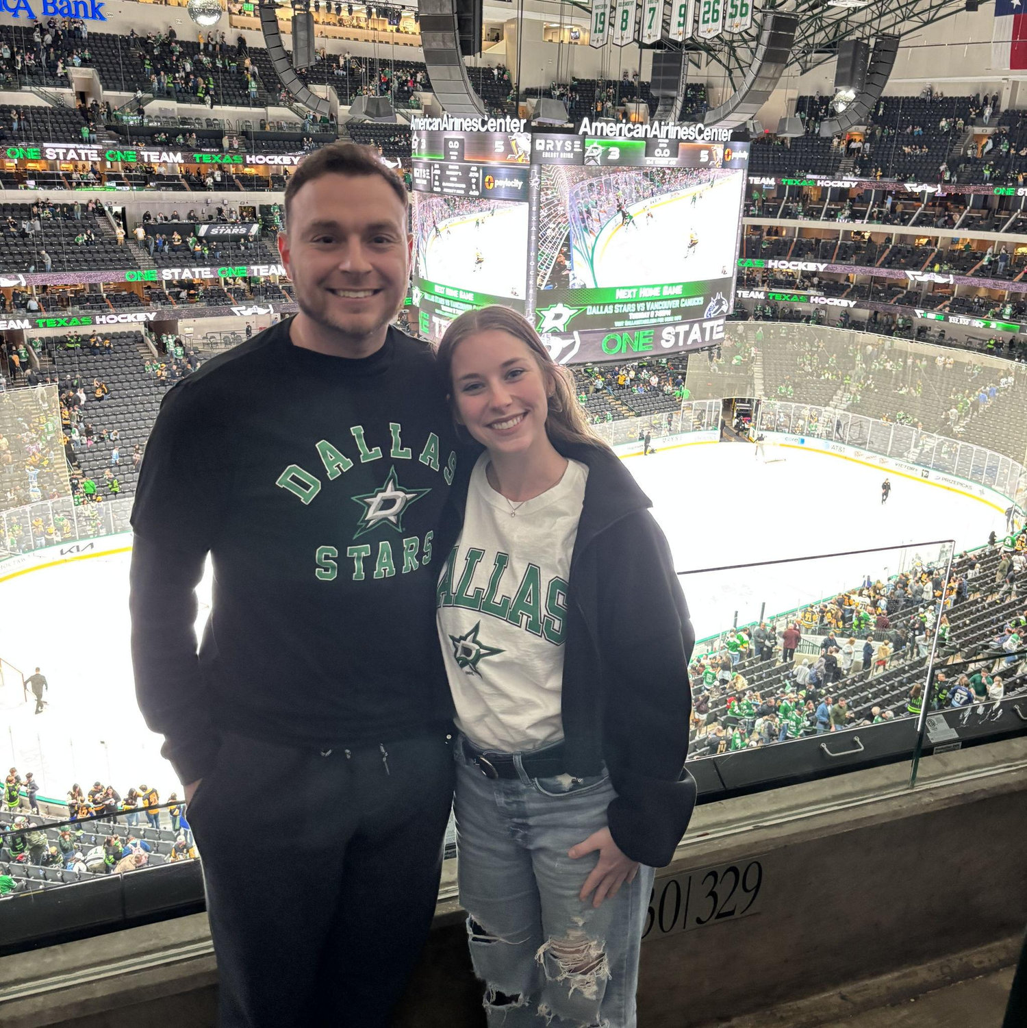 One of many of the Stars games we've attended.