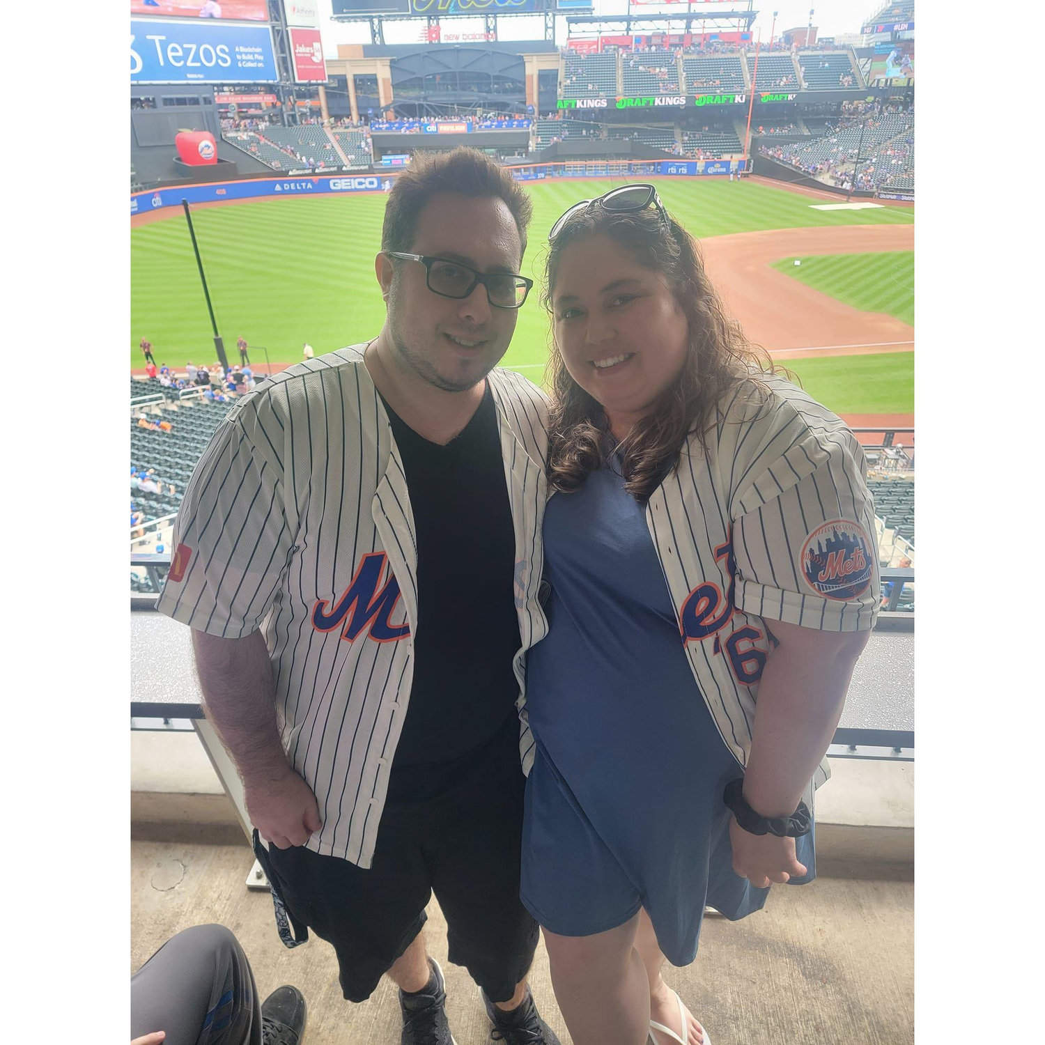 Grandma's 99 1/2 (100th) Birthday celebration at Citi Field in a suite. So happy we got to do this for her.
