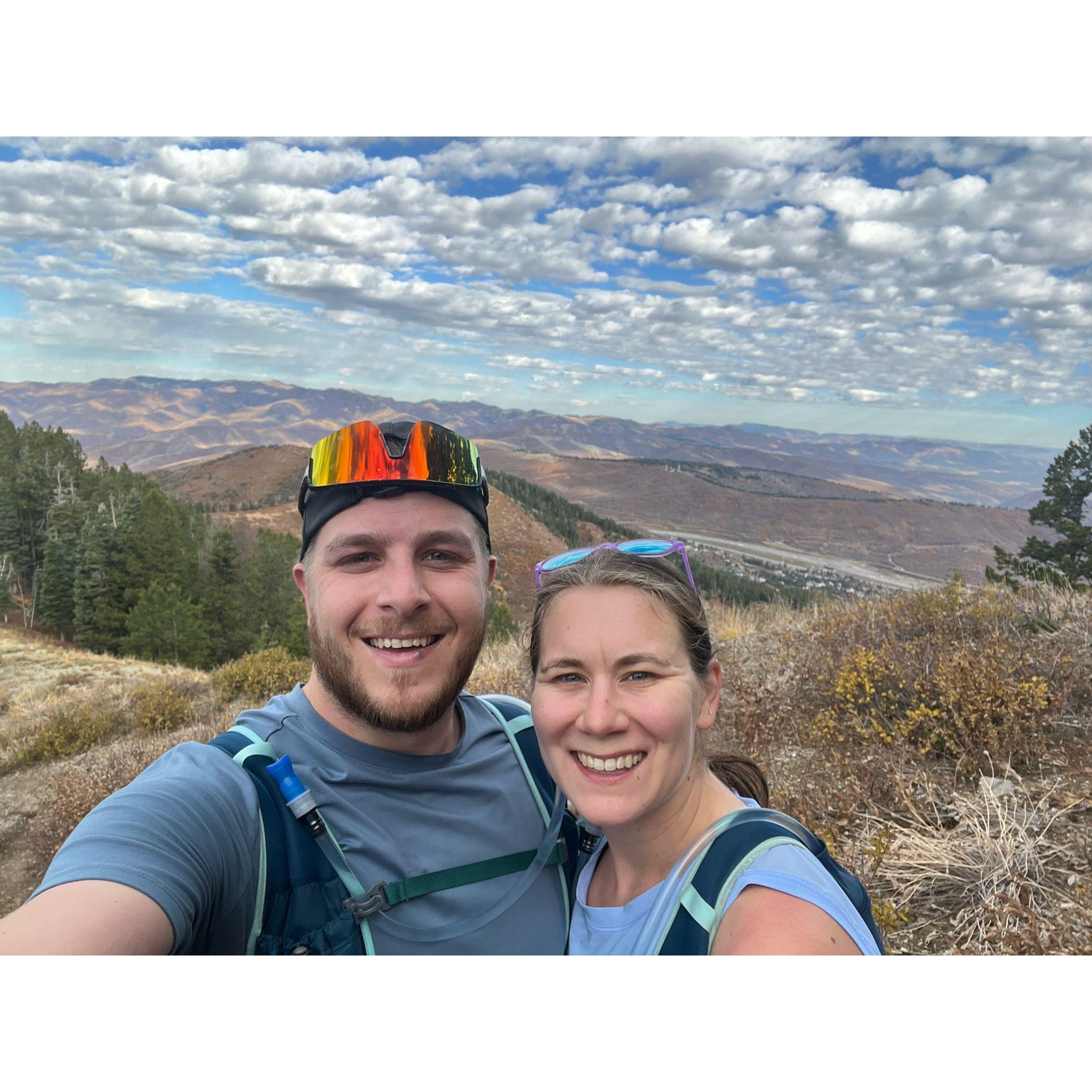 Trail running in Utah