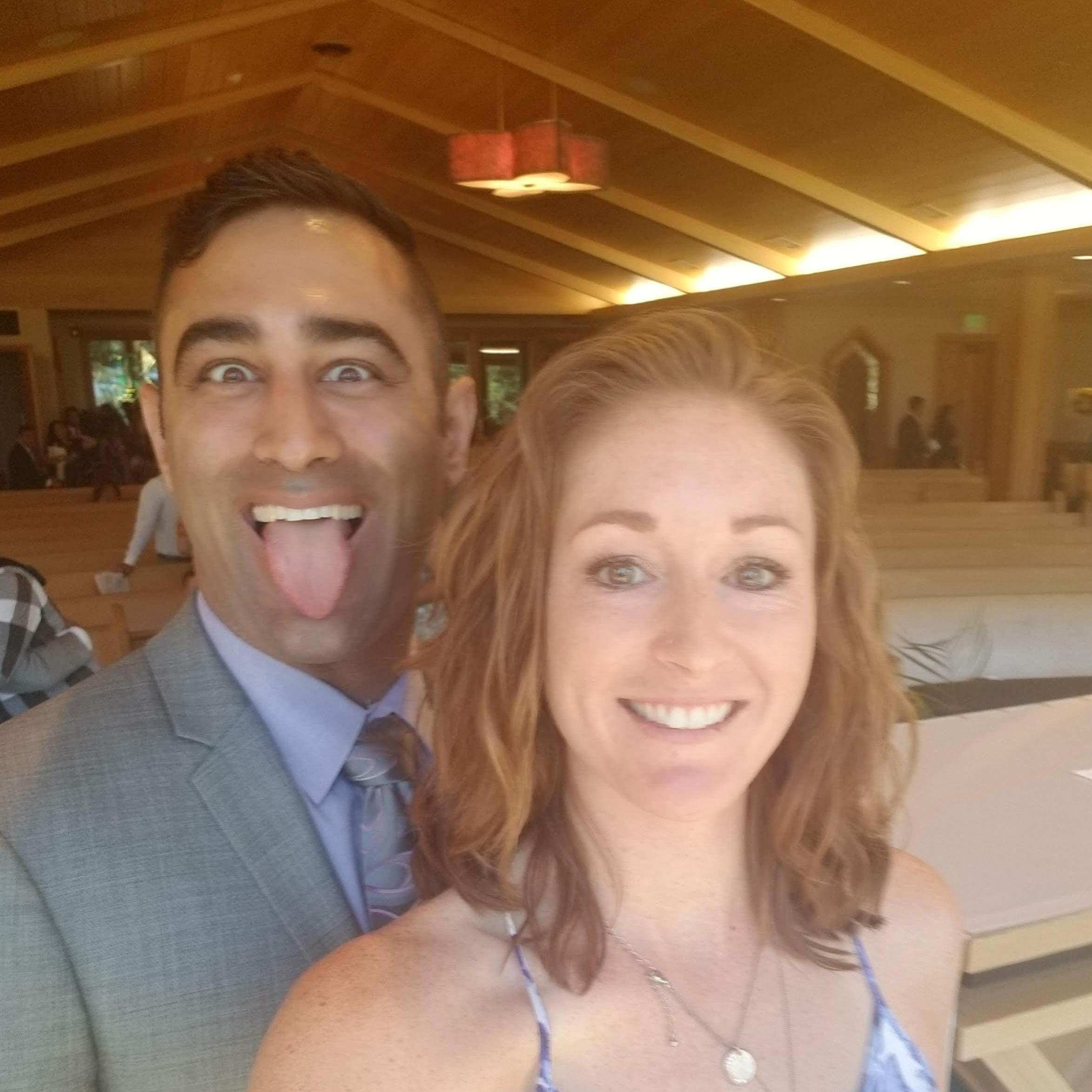 Snapping a quick pic after Kiko & Emily's wedding!