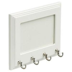 Picture Frame Key Rack White & Satin Nickel - Threshold™