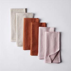 Food52 Warm Set - Five Two Everyday Cloth Napkins, 100% Cotton, Reusable, 6 Colors