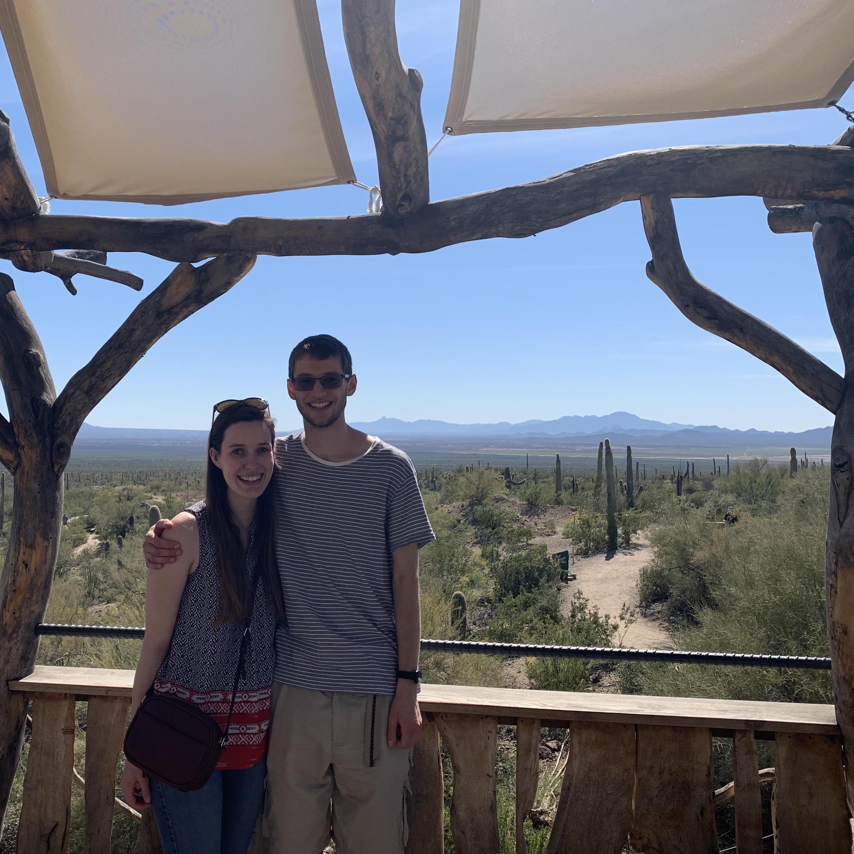 Visiting the desert museum, our go-to for out-of-town guests