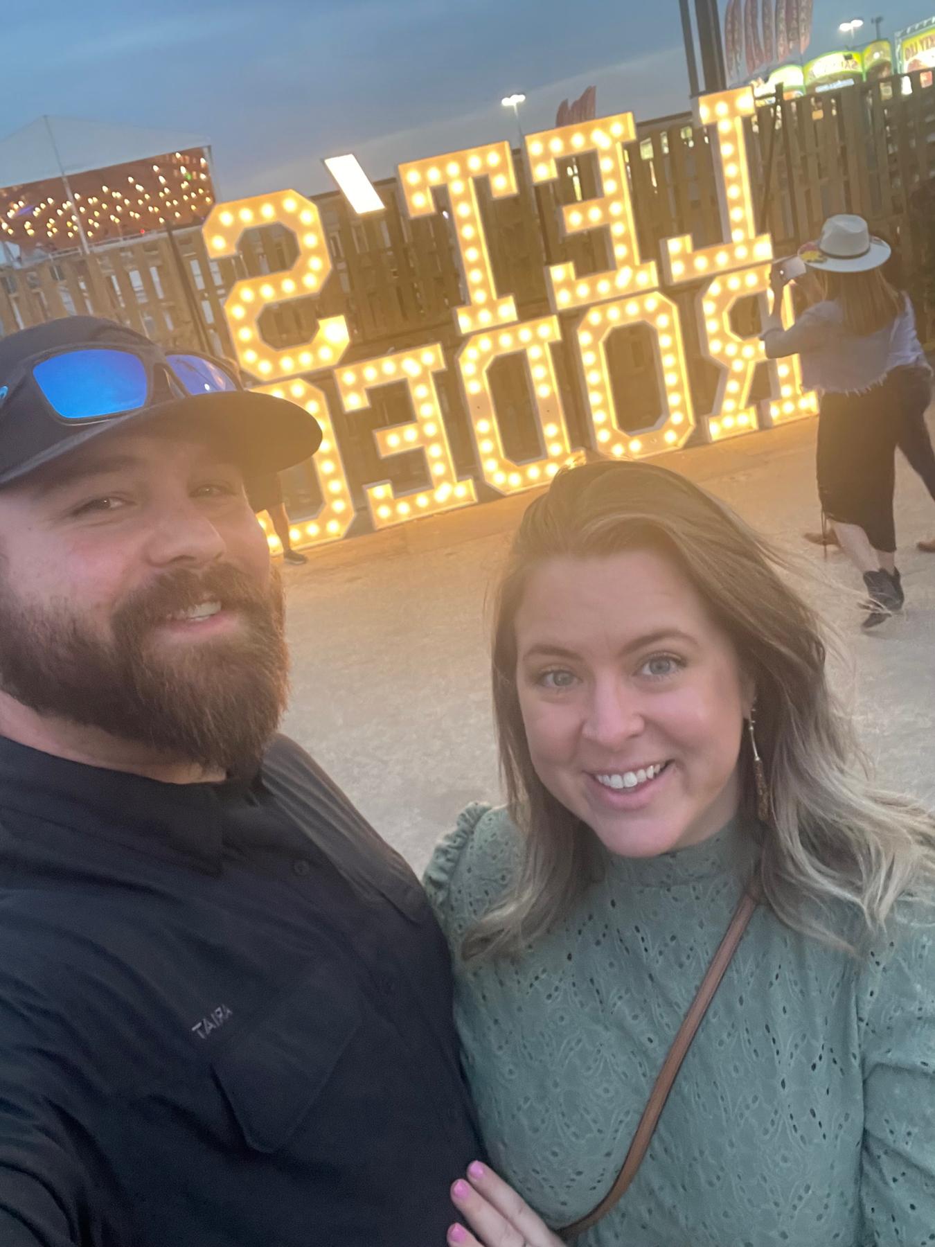 Nick's first time at the San Antonio Stock Show and Rodeo!