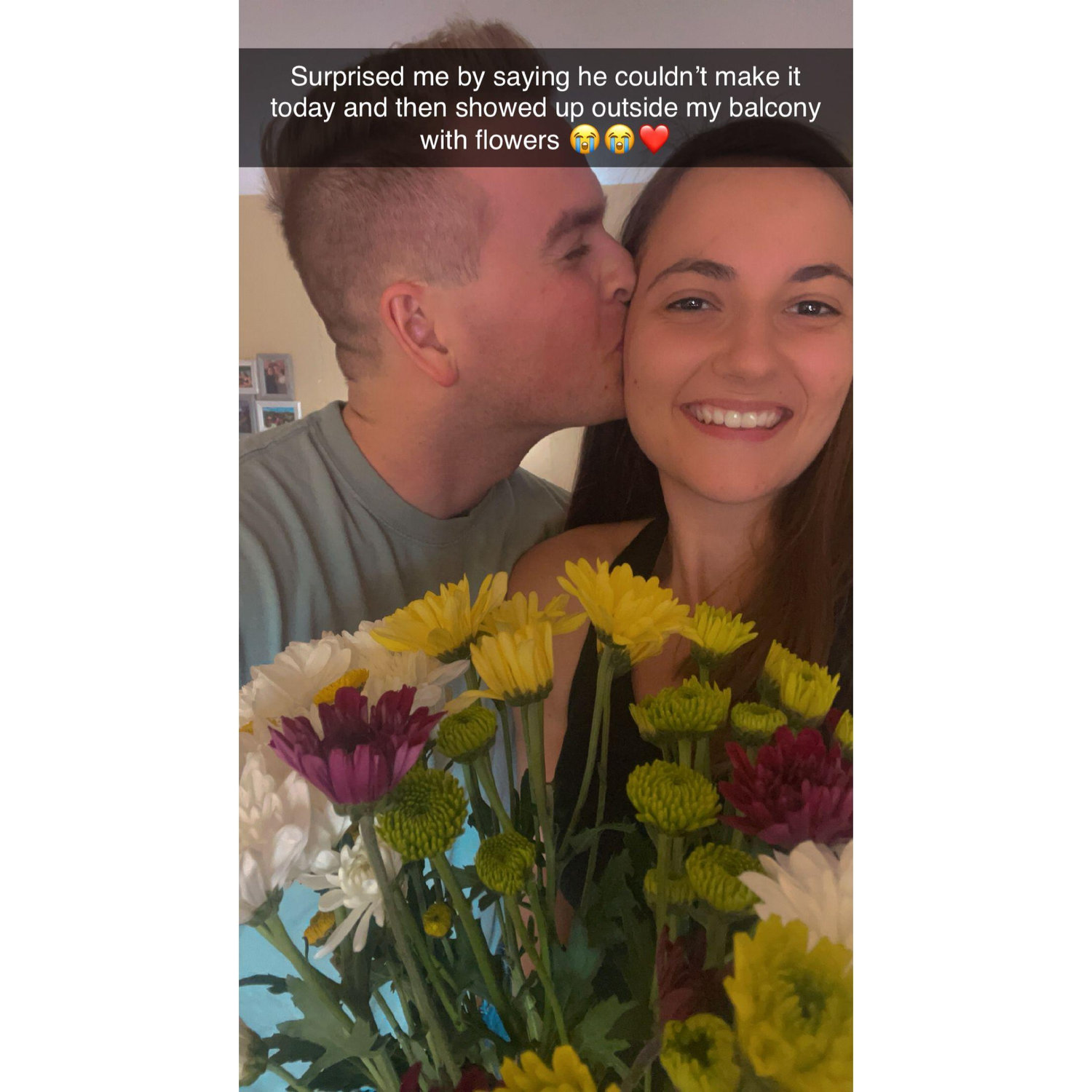 We love surprising each other especially when doing long distance!