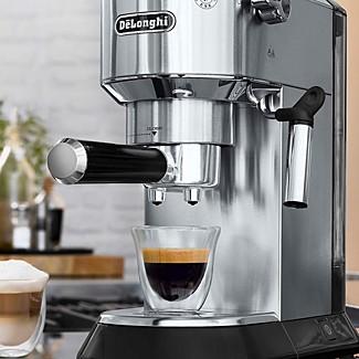 De'LonghiDedica Stainless Steel 6" Mini Pump Espresso/Cappuccino Maker