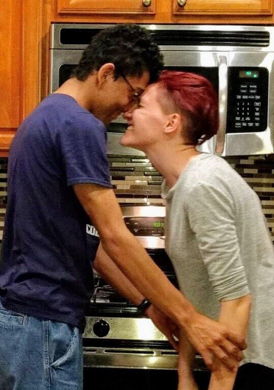 Are they teasing each other or sharing sweet nothings? Kind of hard to tell with those two sometimes.
