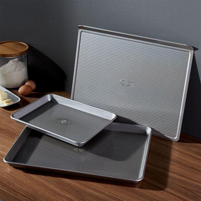 USA Pan 3 Piece Non-Stick Bakeware Set | Crate & Barrel
