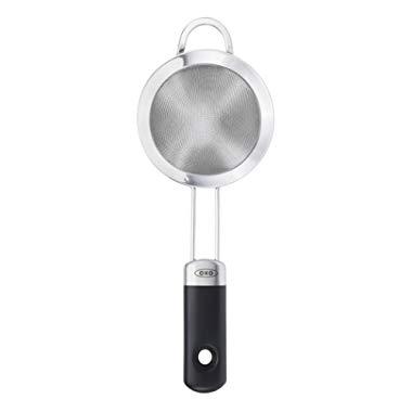 OXO SteeL Muddler with Non-Scratch Nylon Head and Soft Non-Slip Grip,  Silver, 9-Inch