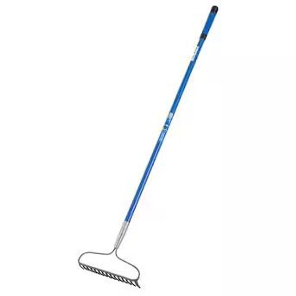 Kobalt 60-in L Fiberglass -Handle Forged steel Garden Rake