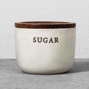 Hearth and Hand with Magnolia Stoneware Sugar Cellar Cream Joanna Gaines Collection Limited Edition