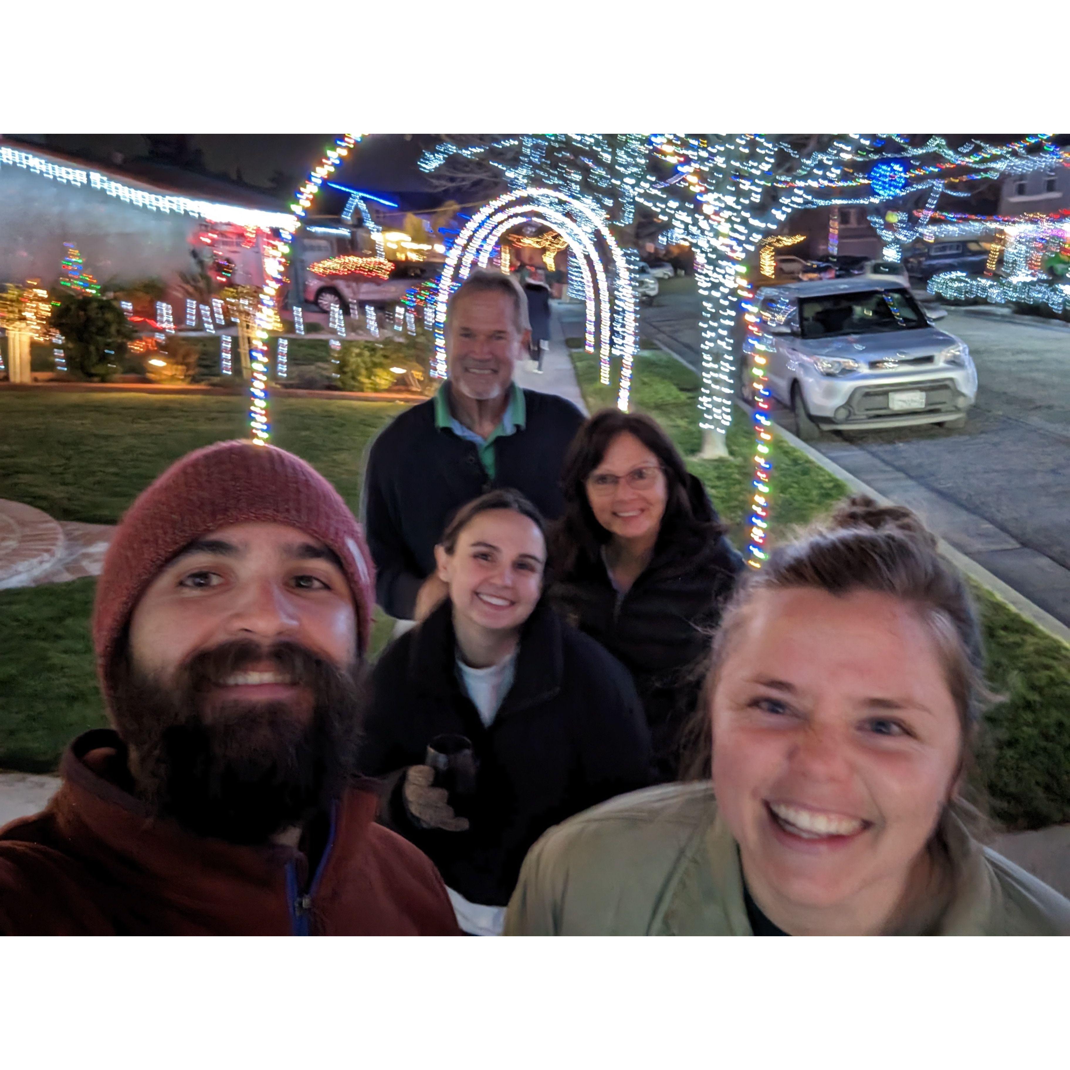 San Jose Christmas walks with the Olsons