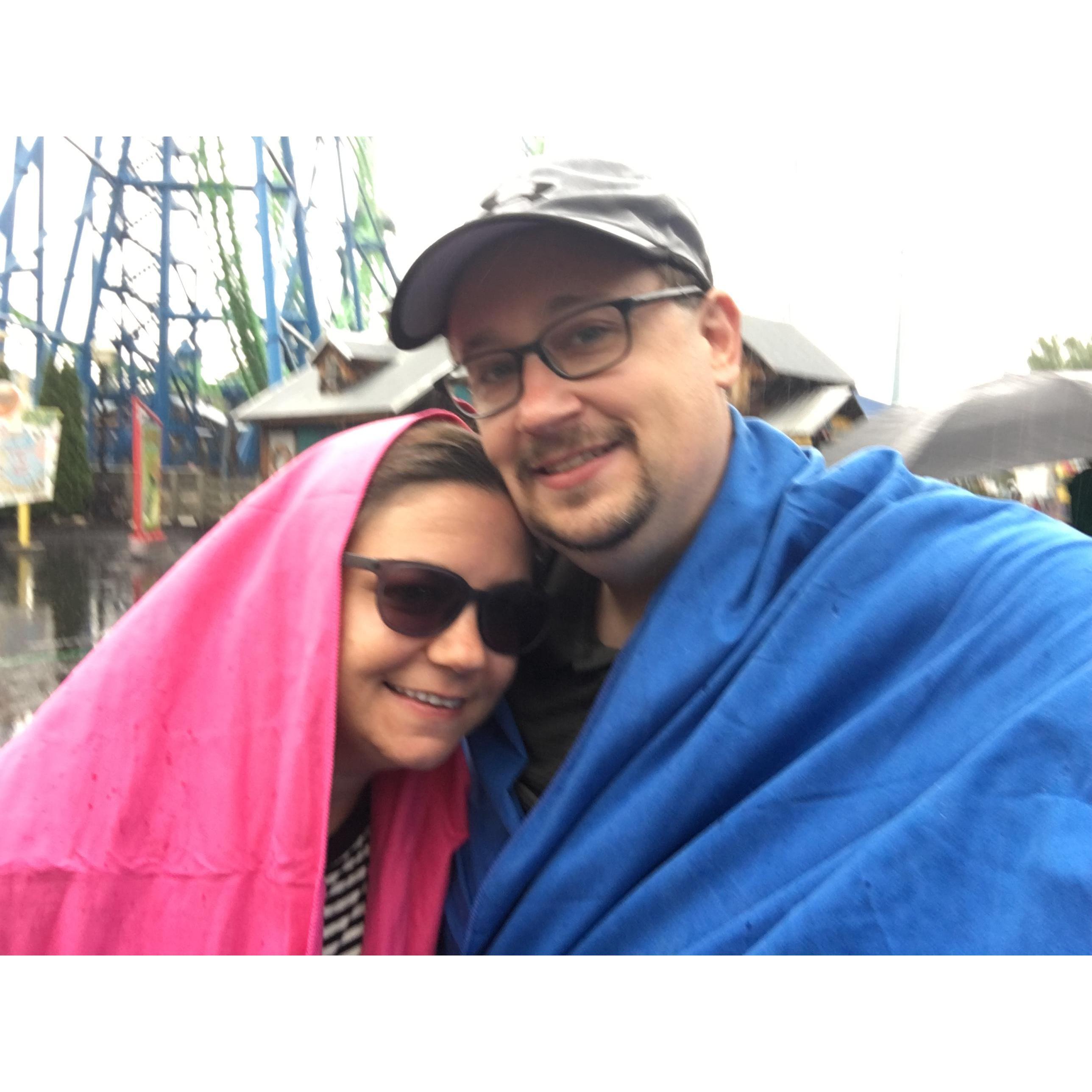 We keep each other warm!