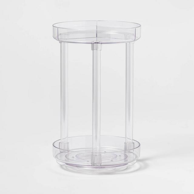 Spinning Turntable Makeup Organizer Clear - Made By Design™