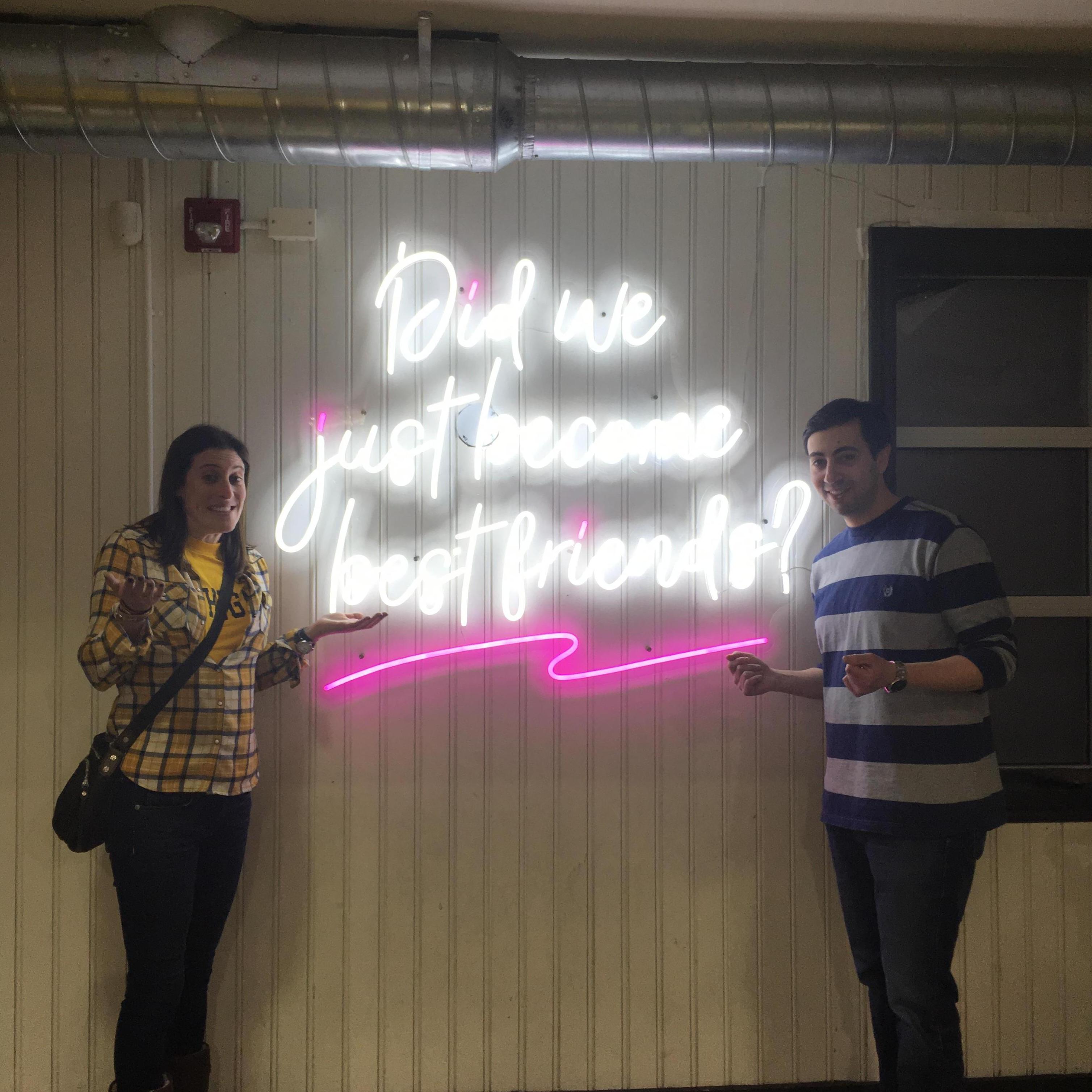 our first trip, Dec 2018: a weekend in Toronto. Besheret or what??