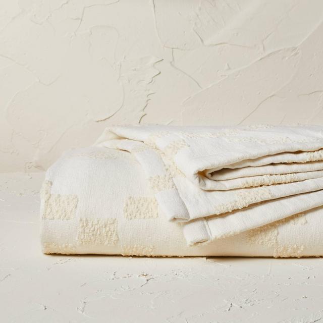 King Chenille Bed Blanket Natural - Opalhouse™ designed with Jungalow™