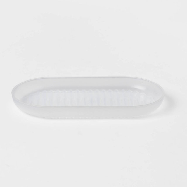 Plastic Soap Dish Clear - Room Essentials™