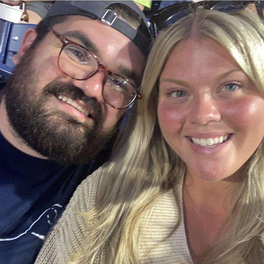 At our first Woo Sox game in Worcester, MA!