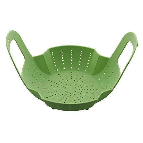 Instant Pot 5252049 Official Silicone Steamer Basket, Compatible with 6-quart and 8-quart cookers, Green
