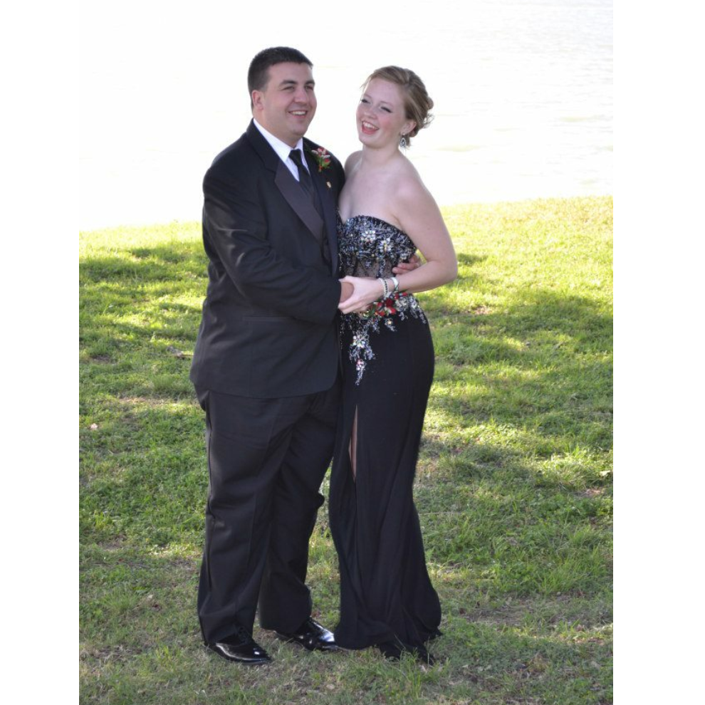 Amy's senior prom, 2013
