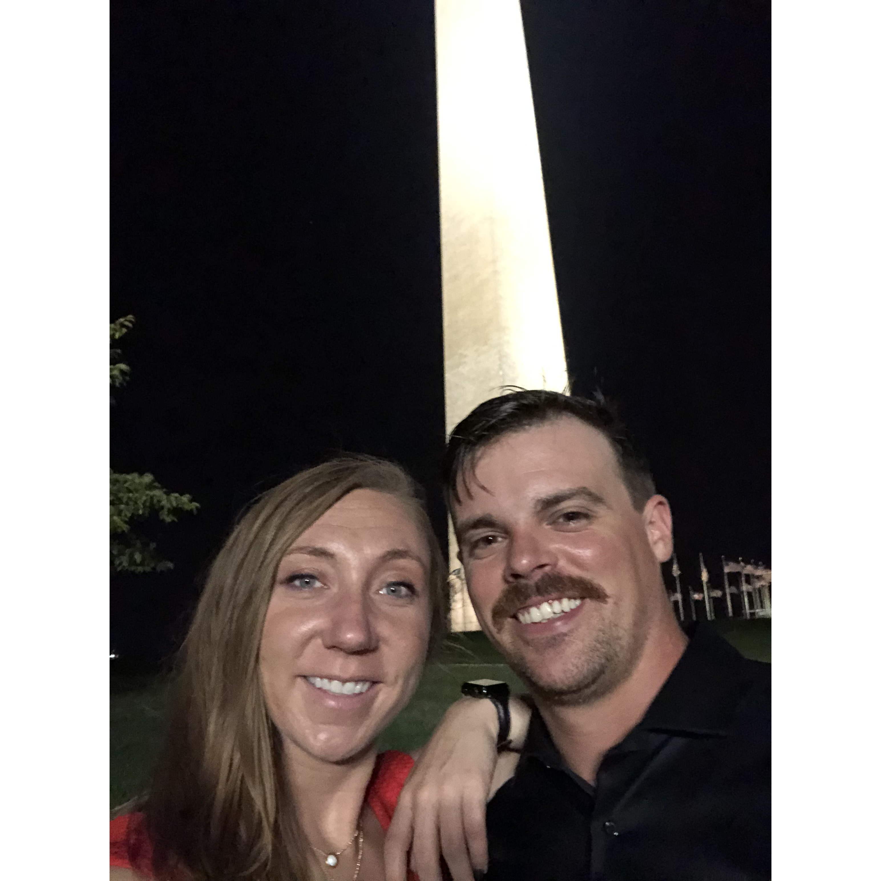 Nat'l Monument at night!