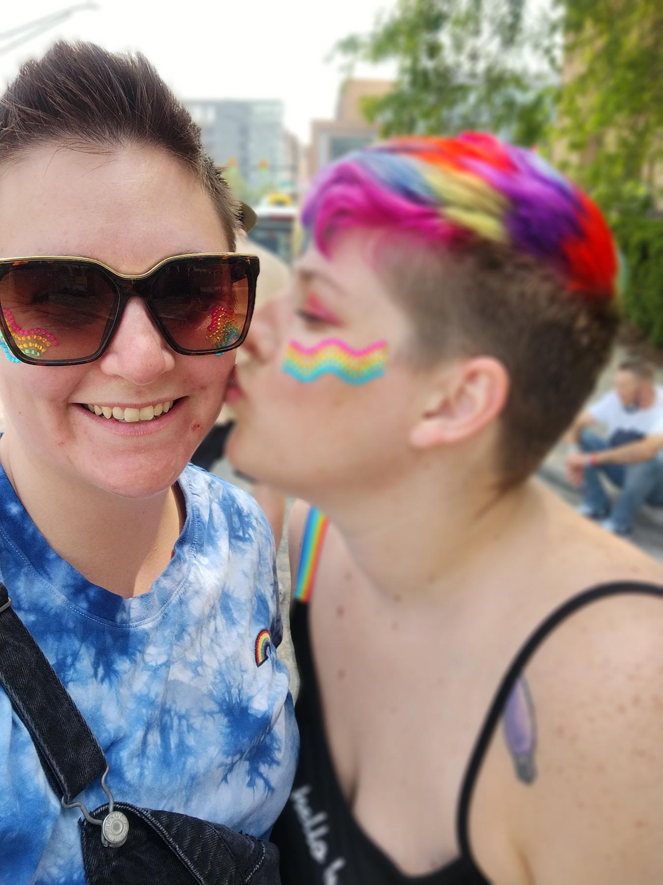 Our first PRIDE parade/festival together.