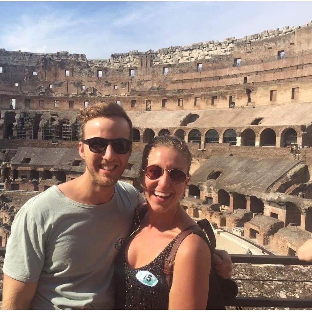 The Colosseum. We LOVE traveling!