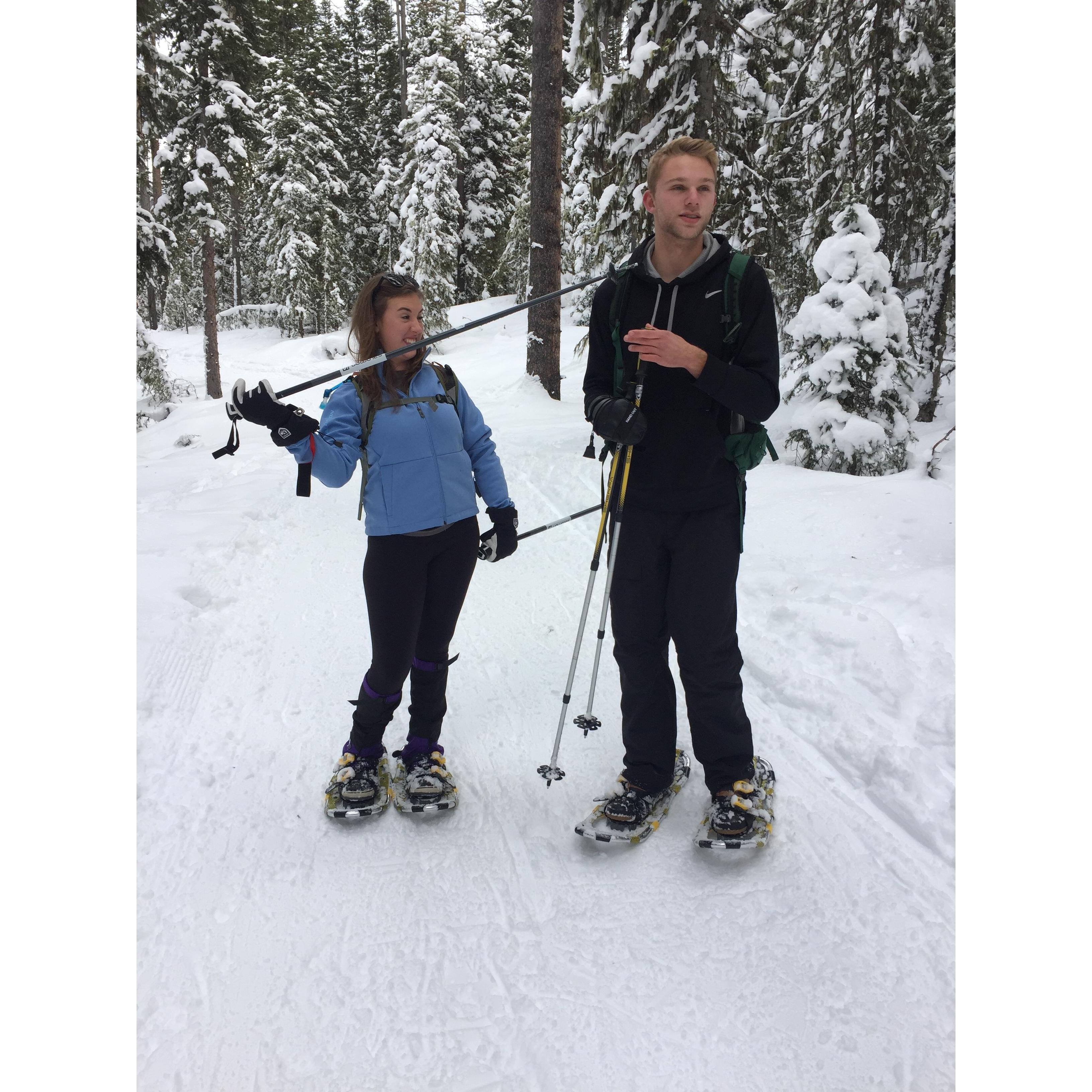 We love snowshoeing!!!!