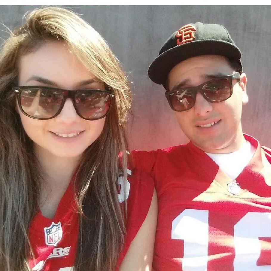 Our first 49ers game, and the very first football game at there new stadium; Levi's Stadium