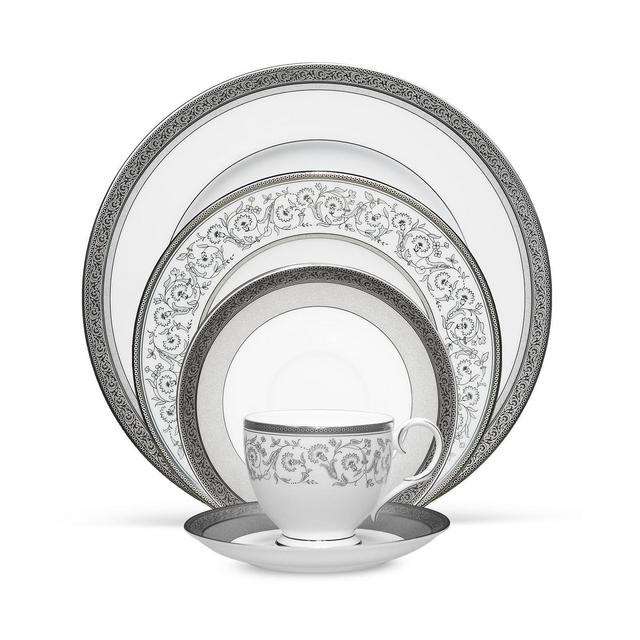 Noritake Summit Platinum 5 Pc Place Setting