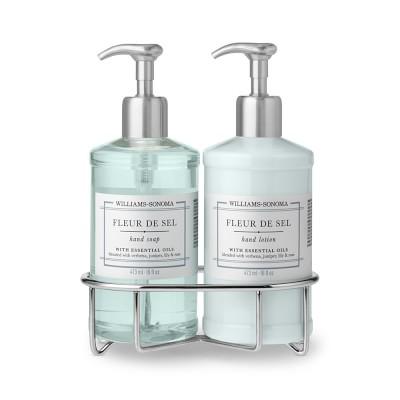 Williams Sonoma Fleur De Sel Hand Soap & Lotion, Deluxe 5-Piece Set