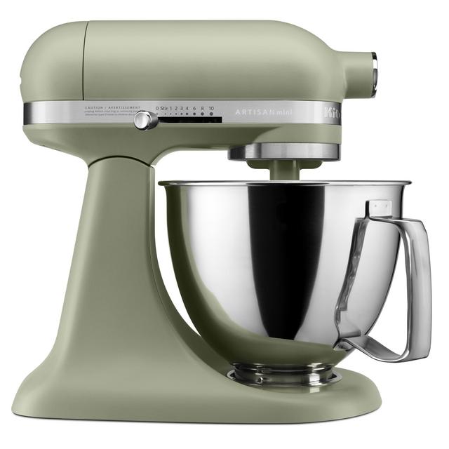 KitchenAid Artisan Mini 3.5 Quart Tilt-Head Stand Mixer, Matte Avocado Cream (KSM3316XAV)