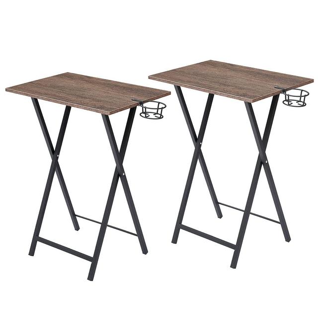 Set of two TB treys - coffee color