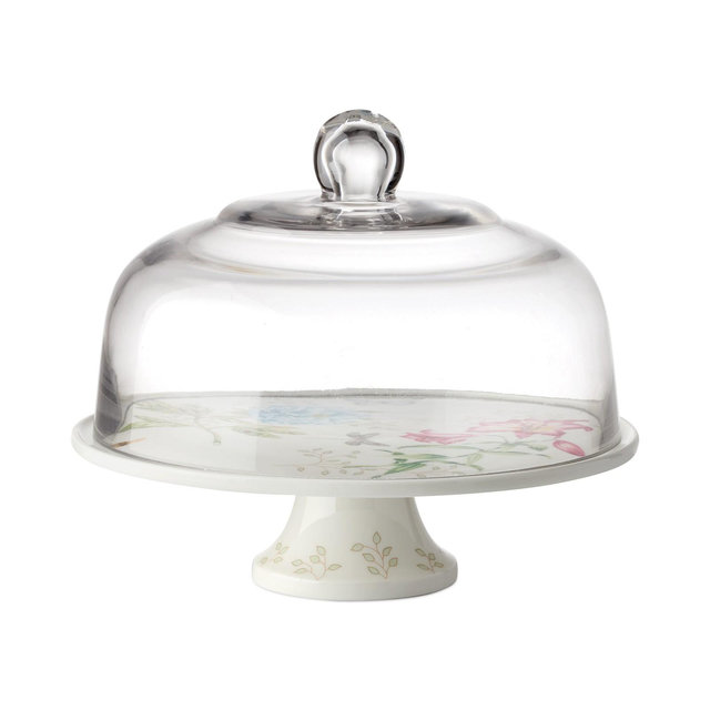 Lenox Butterfly Meadow Cake Plate, 25th Anniversary