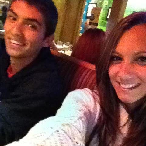 Our first photo together, in Applebees, summer 2012 <3