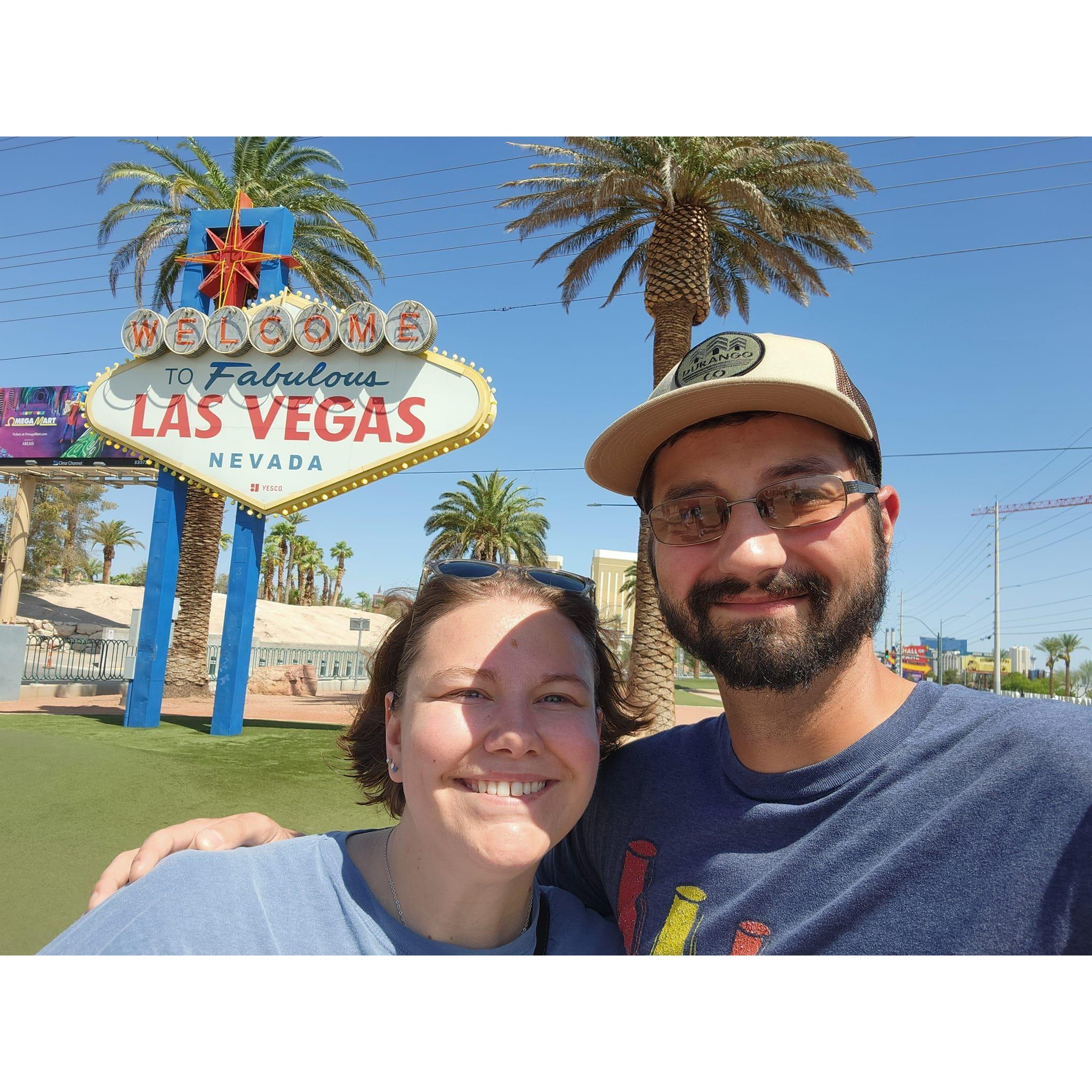Las Vegas! Their first "big" trip!