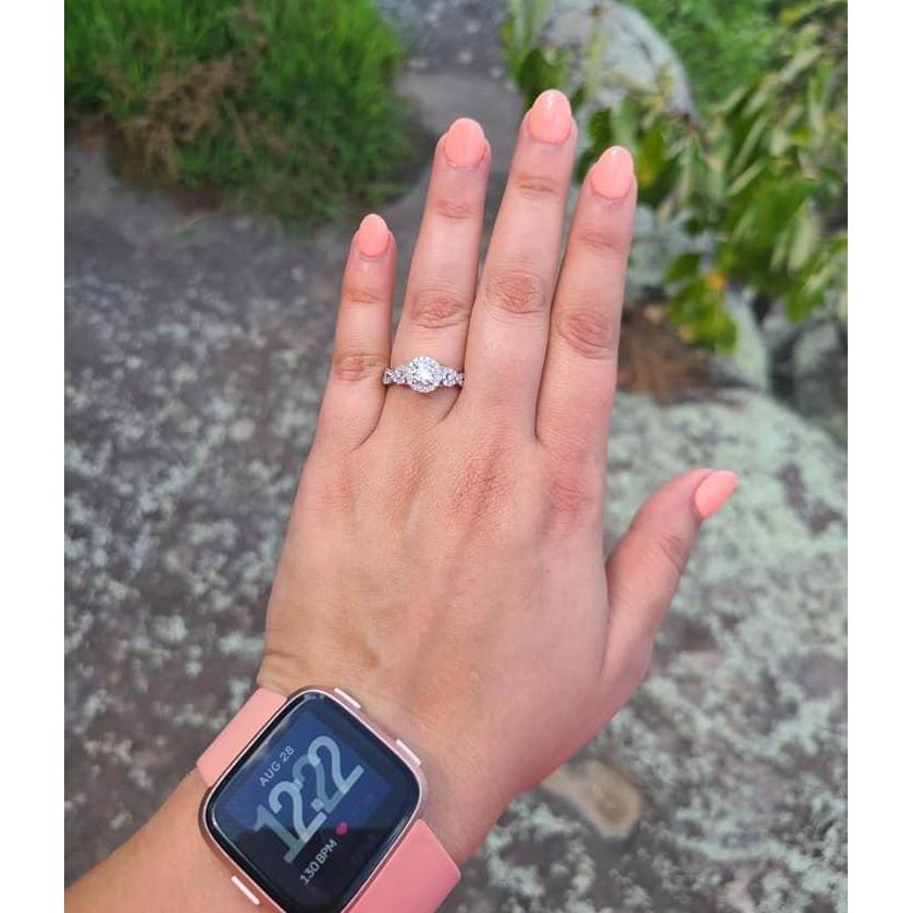 The beautiful ring Dennis picked out on his own!