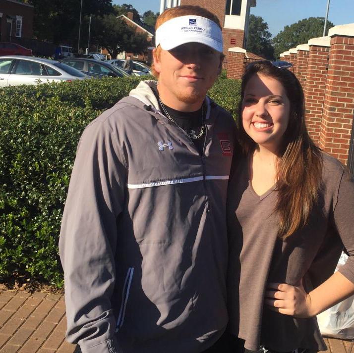 Visiting Matthew when he played football at Guilford