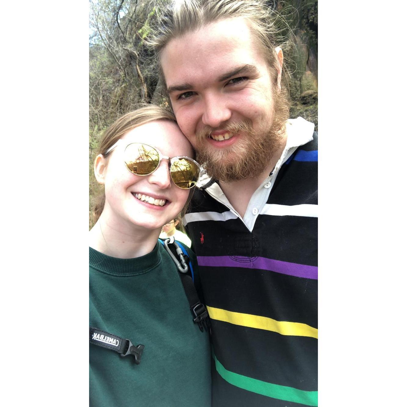 One of many hiking trips, 2018