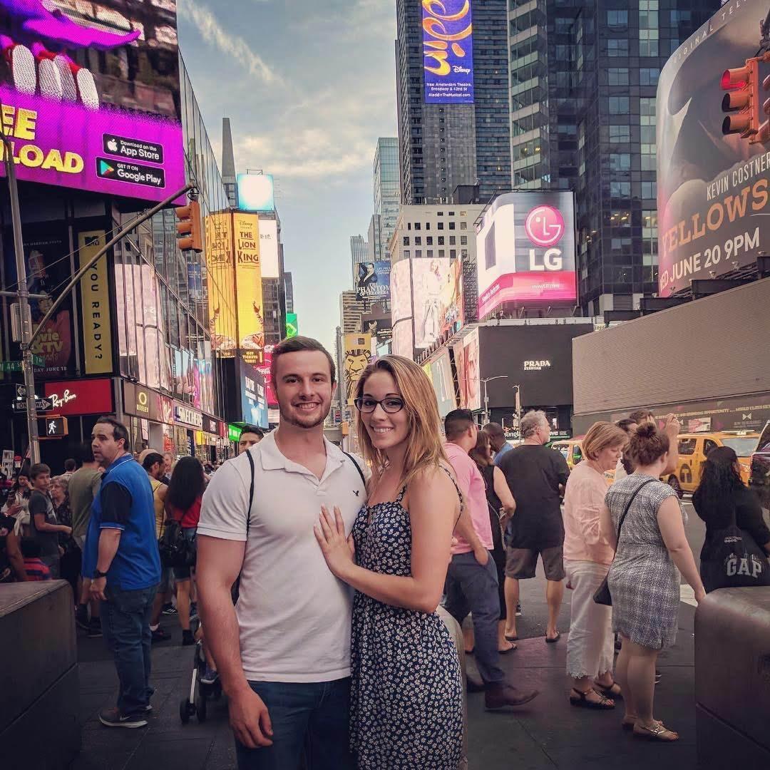 Exploring the streets of New York City.
