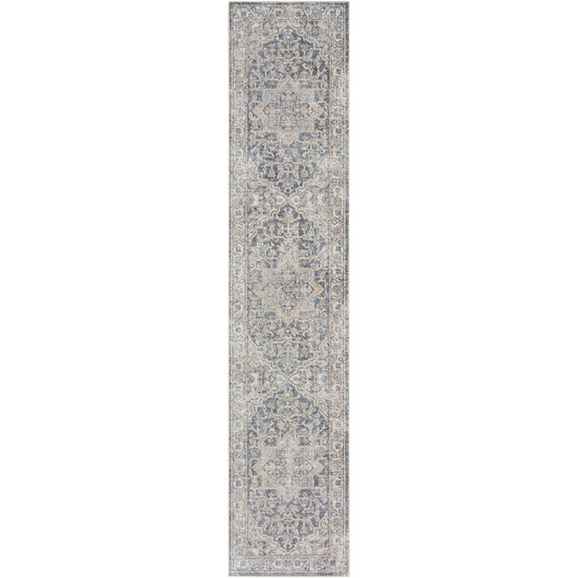 Nourison Home Astra Machine Washable ASW12 2'2" x 12' Runner Area Rug