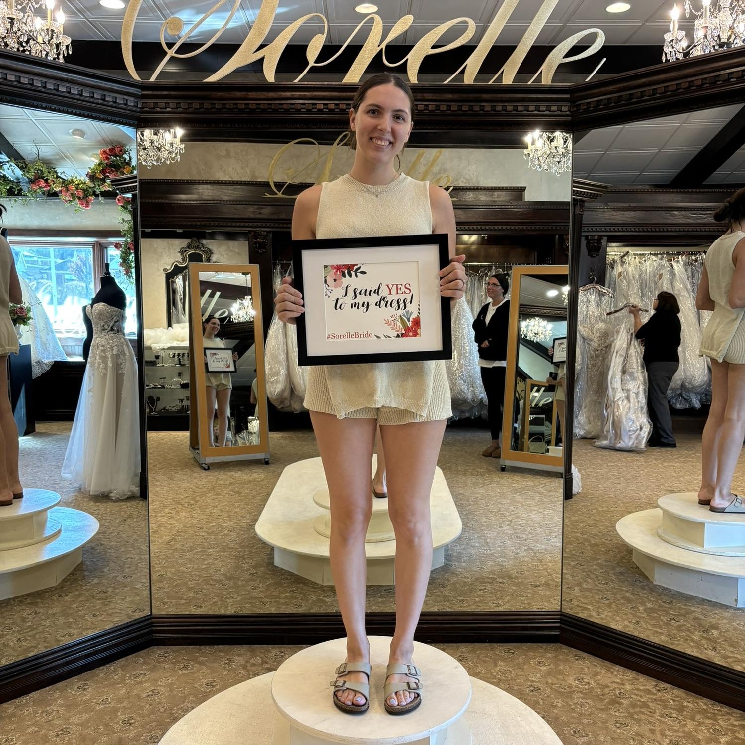 I said yes to the dress!