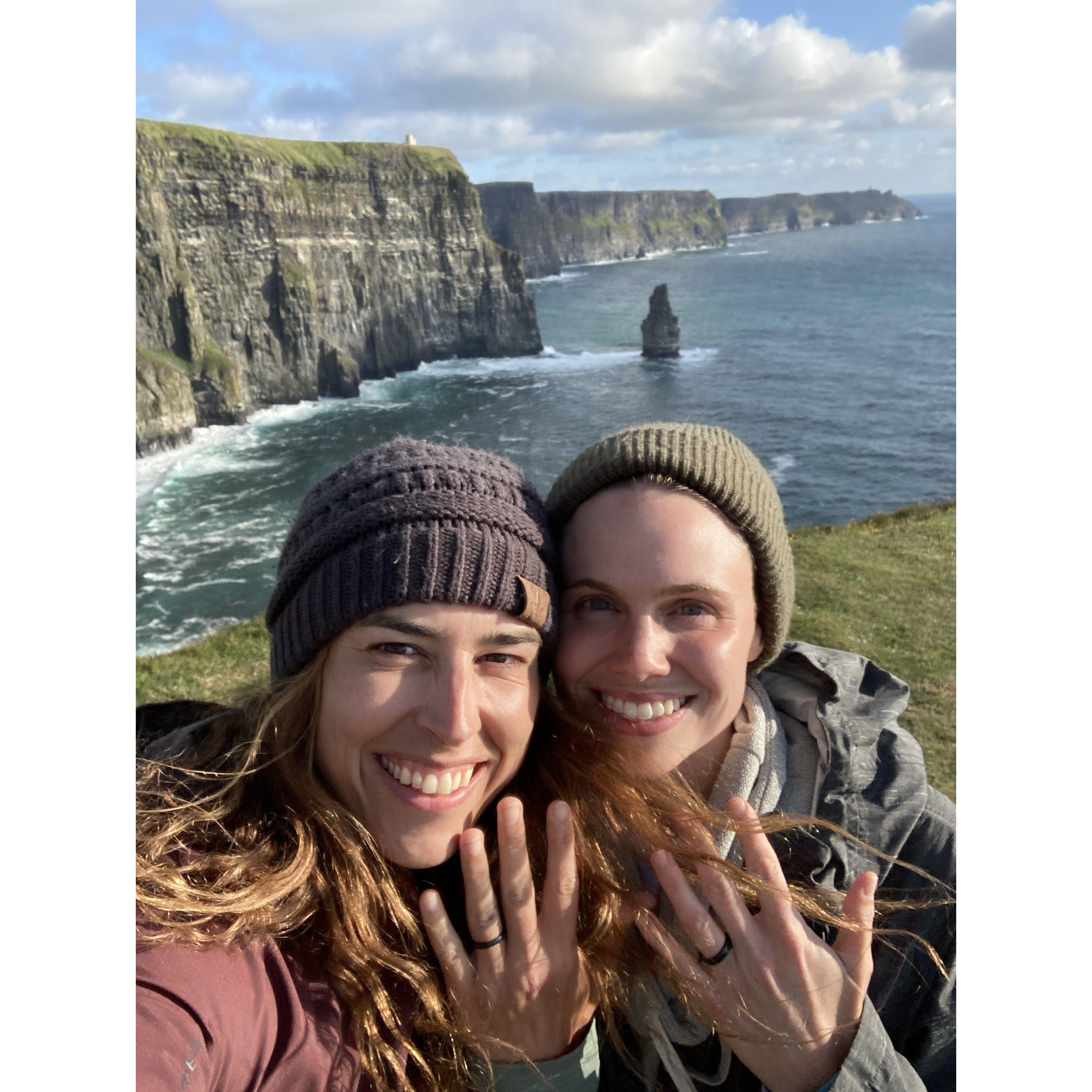 Right after we got engaged! - Ireland - June 29, 2022