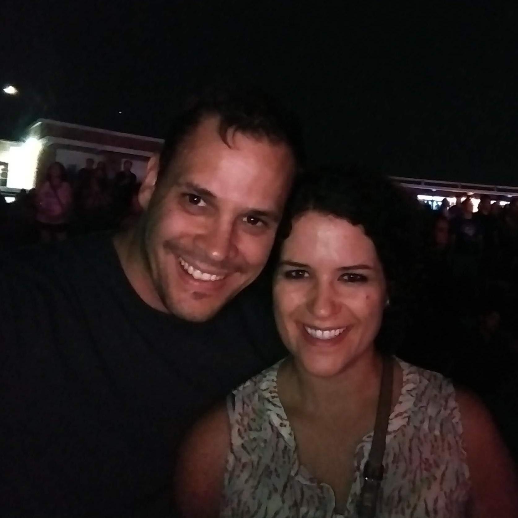 The Woodlands, TX. Enjoying one of many outdoor concerts.