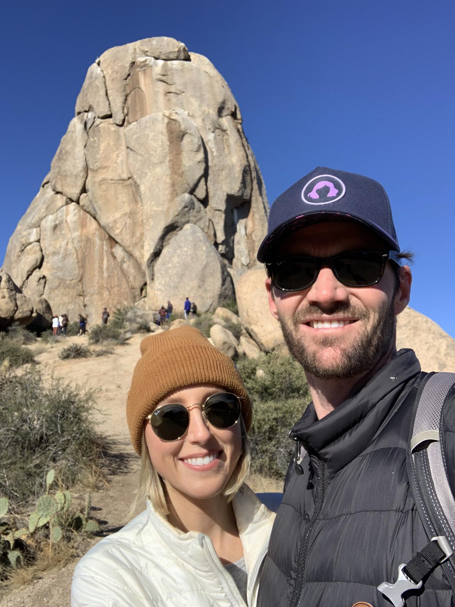 New Years Day 2022 hike to Tom's Thumb. Kicking off the best year ever the right way.