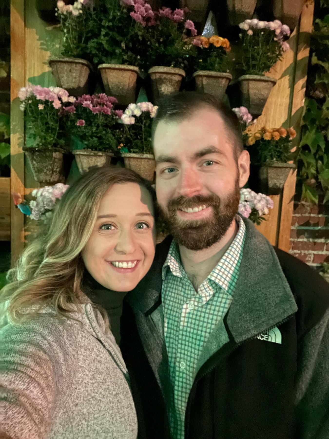 Our one year dating anniversary spent in Portland, Maine in October 2022