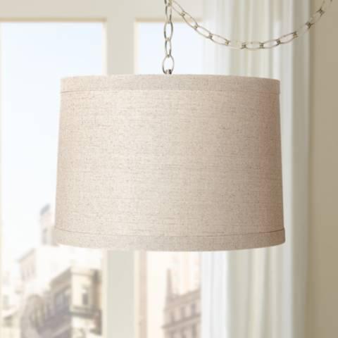 Linen Hanging Lamp